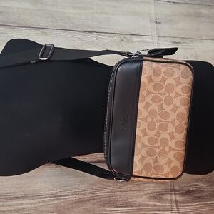 Mens Coach Graham Crossbody Brown Bag